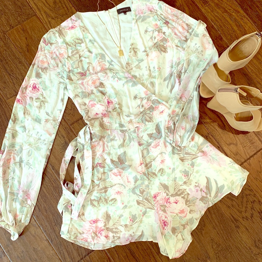 Majorelle floral romper